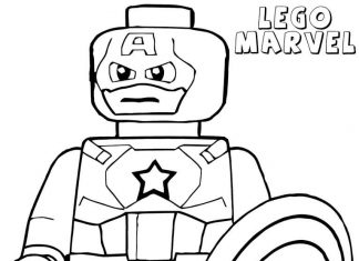 Lego Marvel kolorowanka do druku