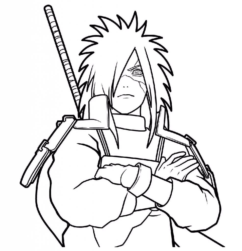 Madara Uchiha z anime Naruto