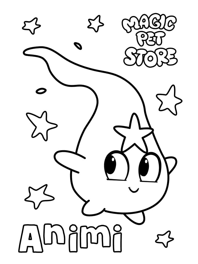 Magiczne zwierzątka do druku