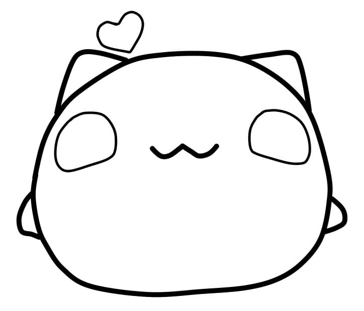 Mały zakochany kotek