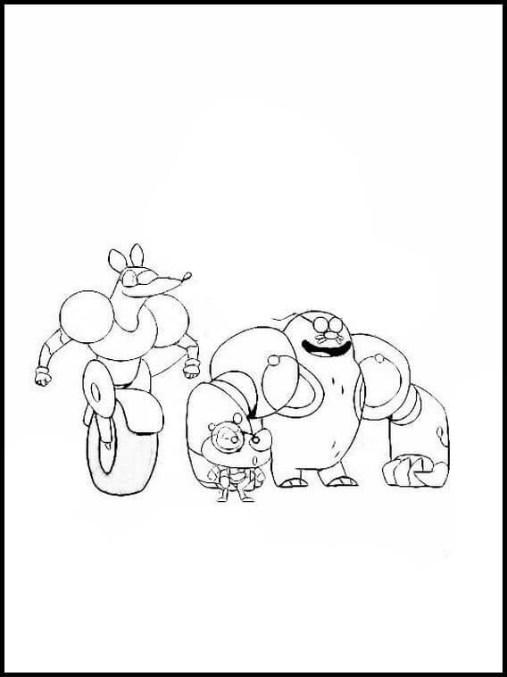 Mao Mao na obrazku do wyrdruku