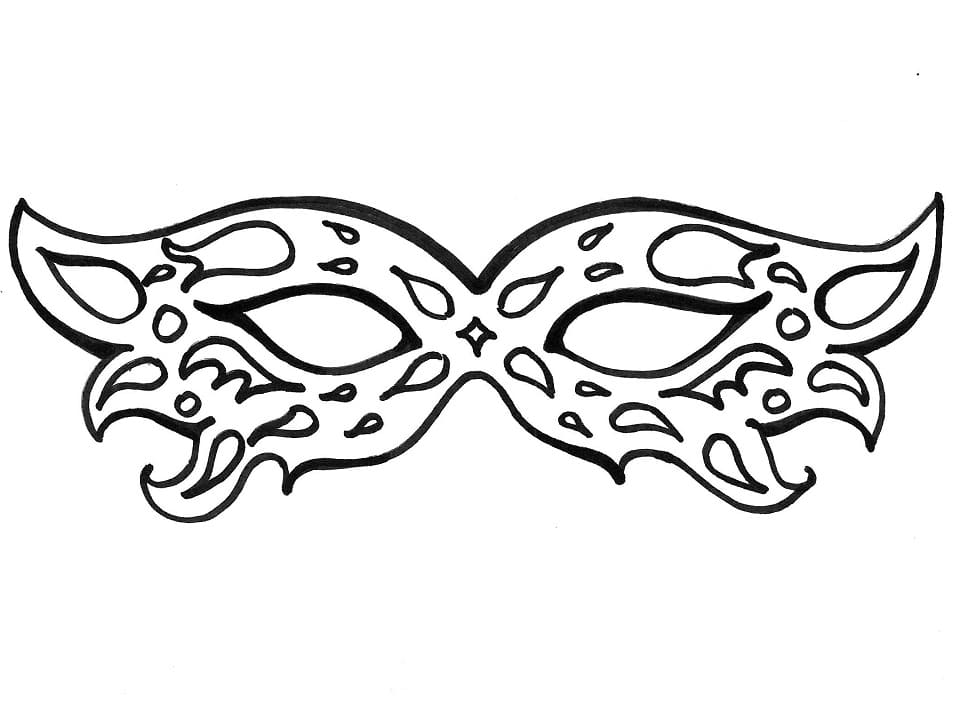 Maska do pokolorowania