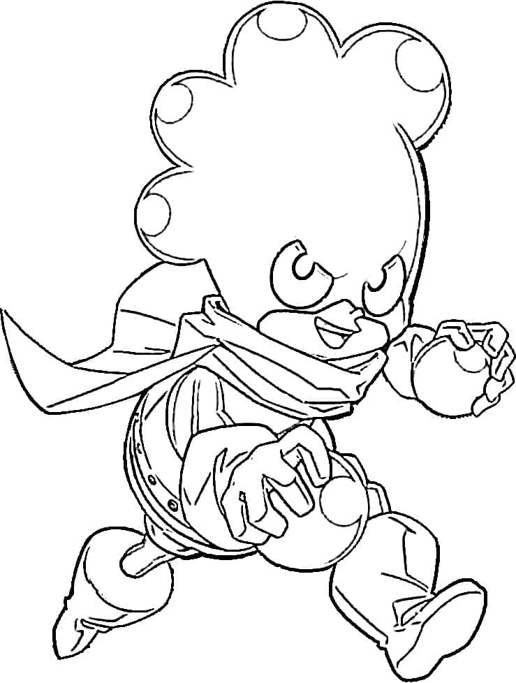 Minoru Mineta do druku dla dzieci kolorowanka