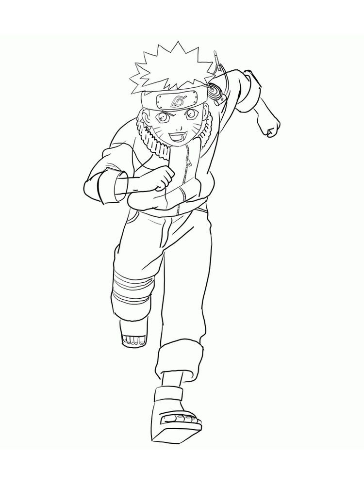 Naruto - Boruto do druku kolorowanka