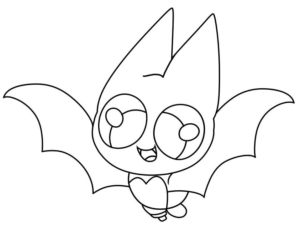 Nietoperz Adorabat z bajki Mao Mao