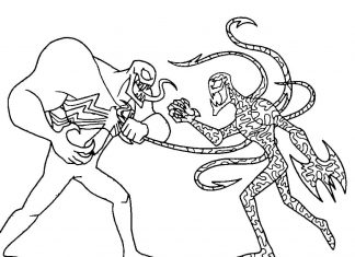 Pojedynek Carnage i Venom