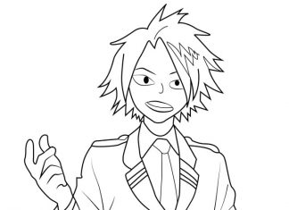 Kolorowanki Denki Kaminari