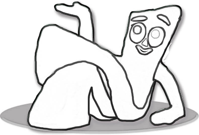 Postać z gliny - Gumby