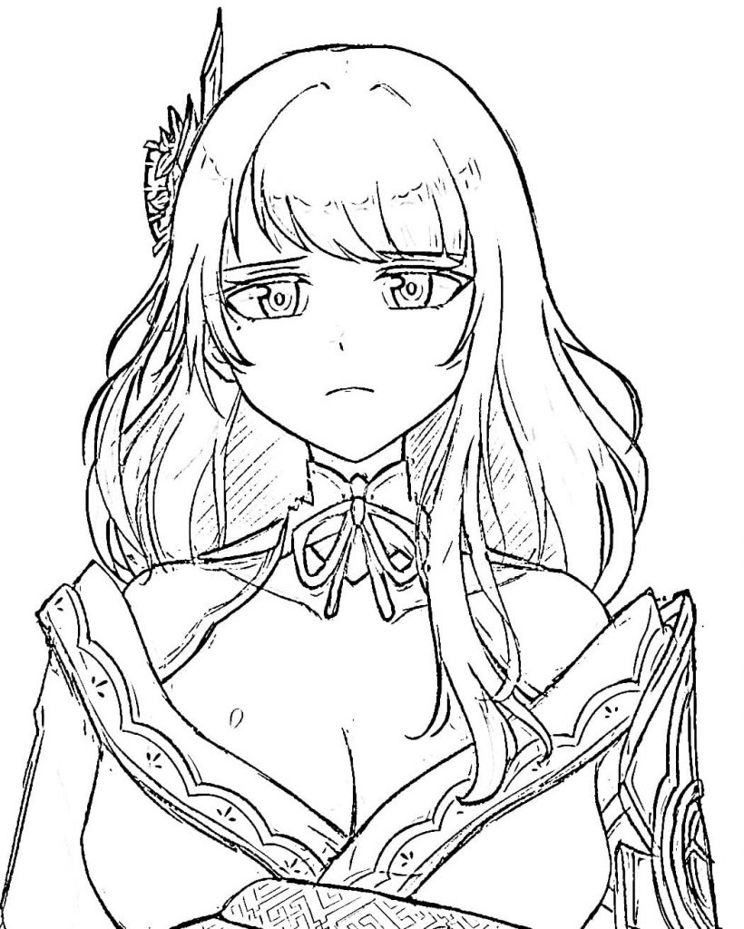 Postać z gry anime Raiden