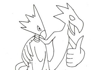 Kolorowanki Fumikage Tokoyami