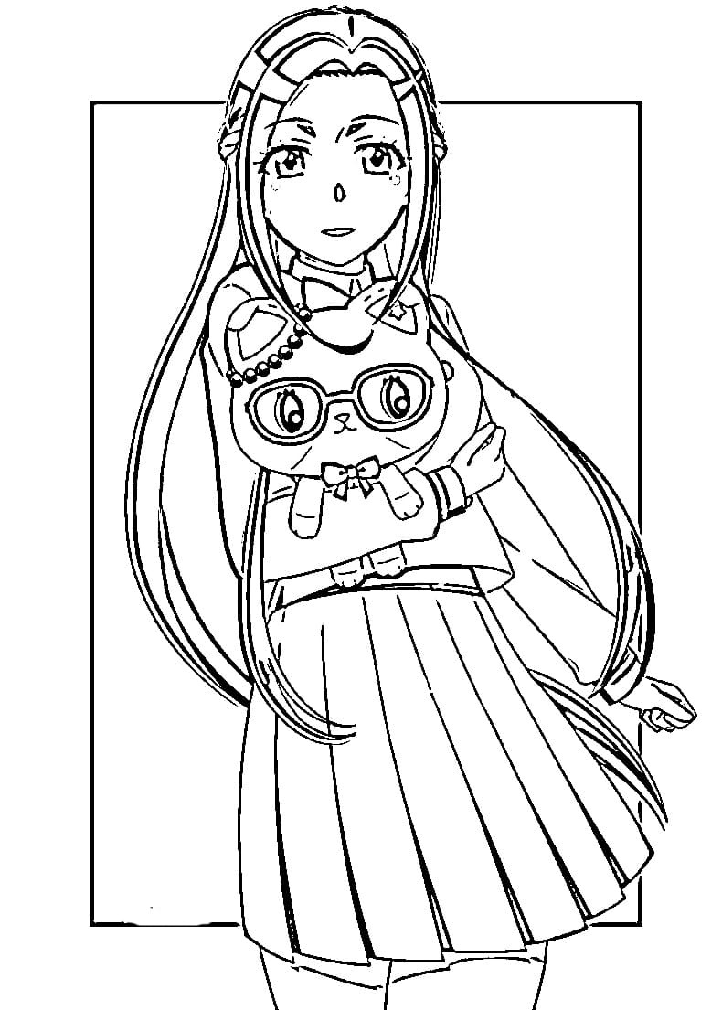 Postacie Kotoko Imai i Suu do pokolorowania