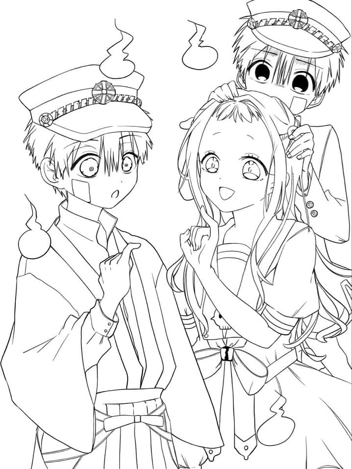 Postacie z anime Hanako-Kun