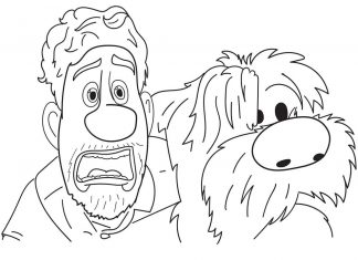 Postacie z filmu dla dzieci - Dziwny świat do druku