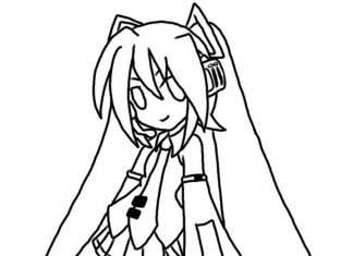 Prosty obrazek do pokolorowania