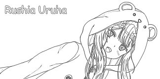 Kolorowanki Rushia Uruha Rushia Uruha do druku