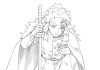 Rysunek Kyojuro Rengoku kolorowanka