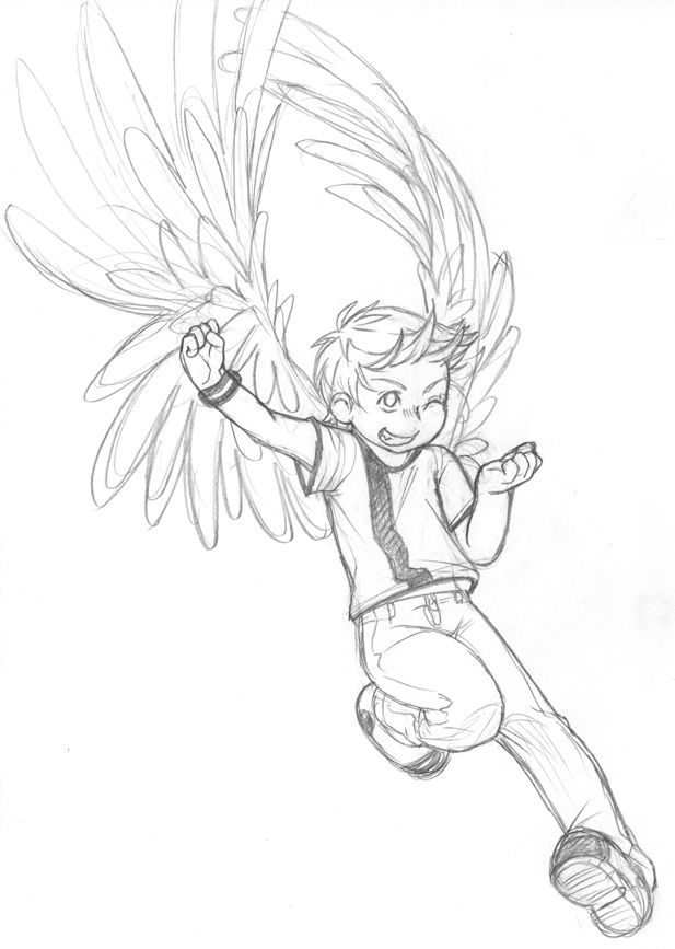 Rysunek Maximum Ride do pokolorowania