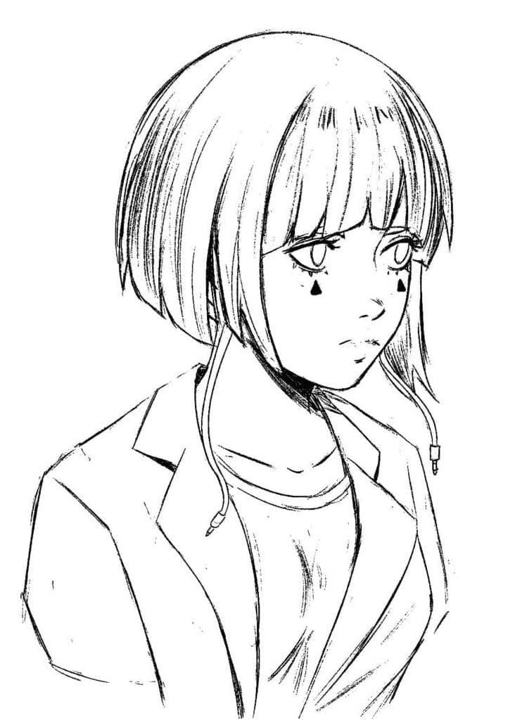 Rysunek dziewczyny