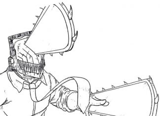 Kolorowanki Chainsaw Man