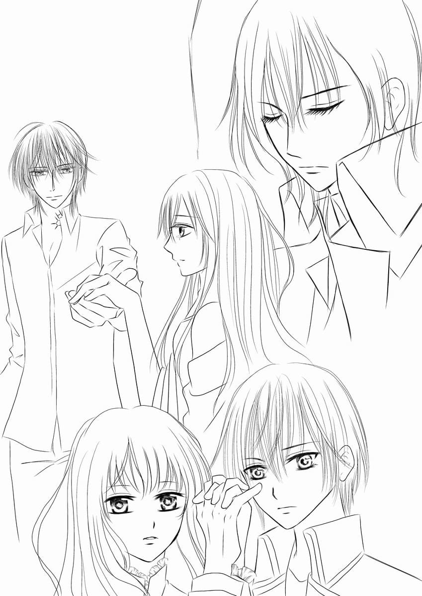 Rysunki Vampire Knight