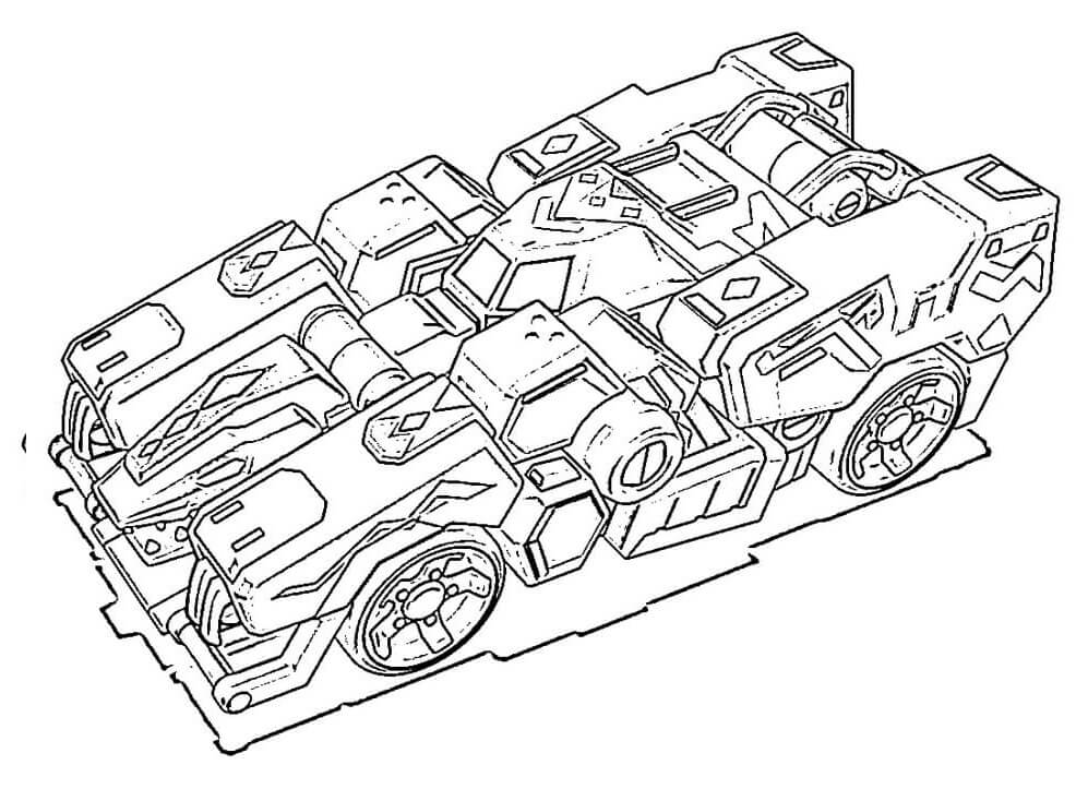 Samochód Screechers Wild do druku