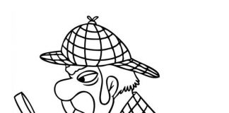 Kolorowanki Detektyw