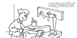 Kolorowanki Stolarz