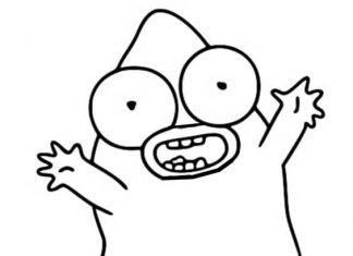 Kolorowanki Solar Opposites Stworek Pupa dla dzieci