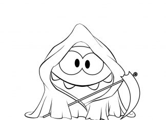 Kolorowanki Om Nom