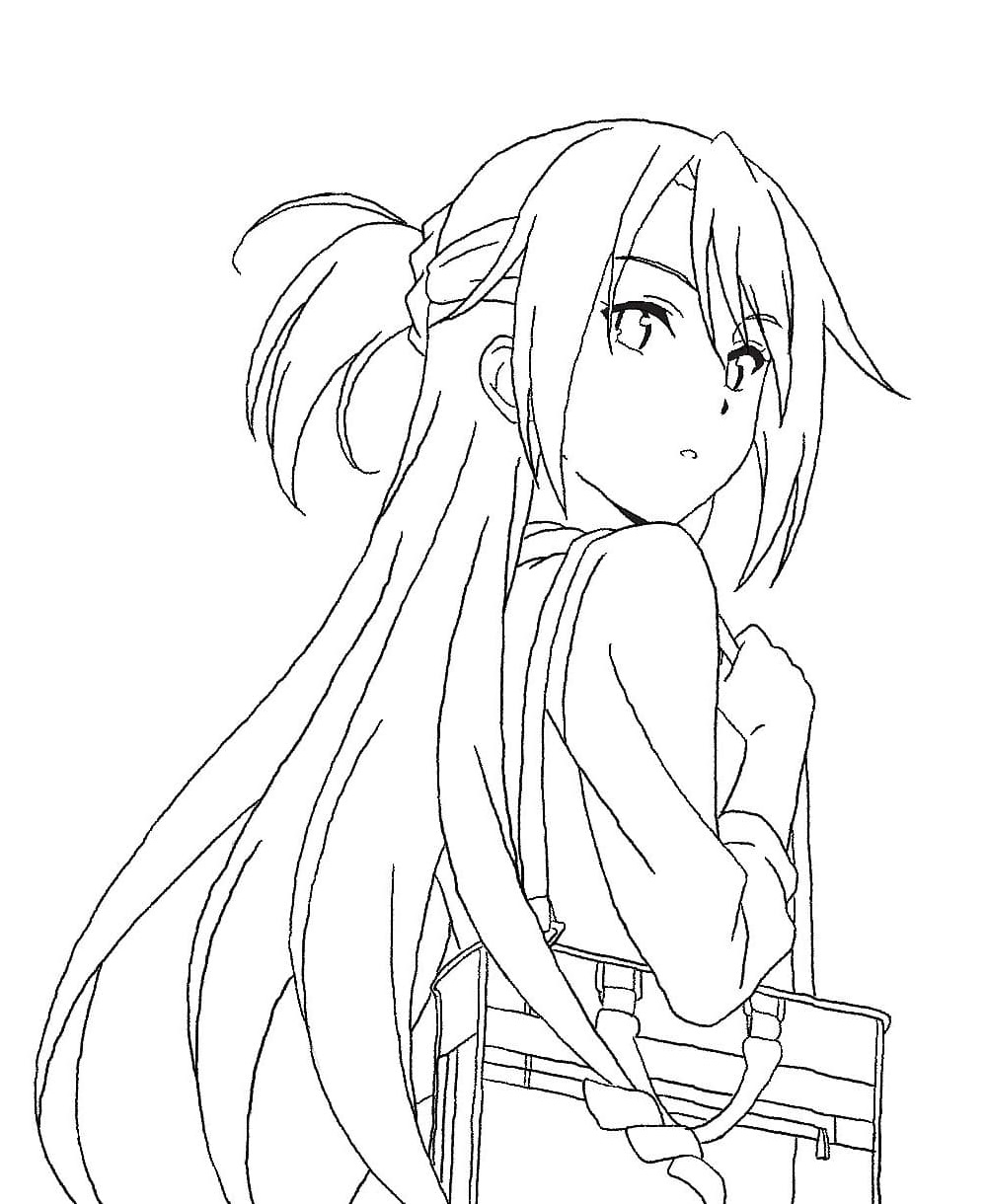 Stylizacja z torebką Eiko Kawasegawa do pokolorowania