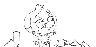 TOTS Totalnie Odlotowy Transport Słodziaków kolorowanka