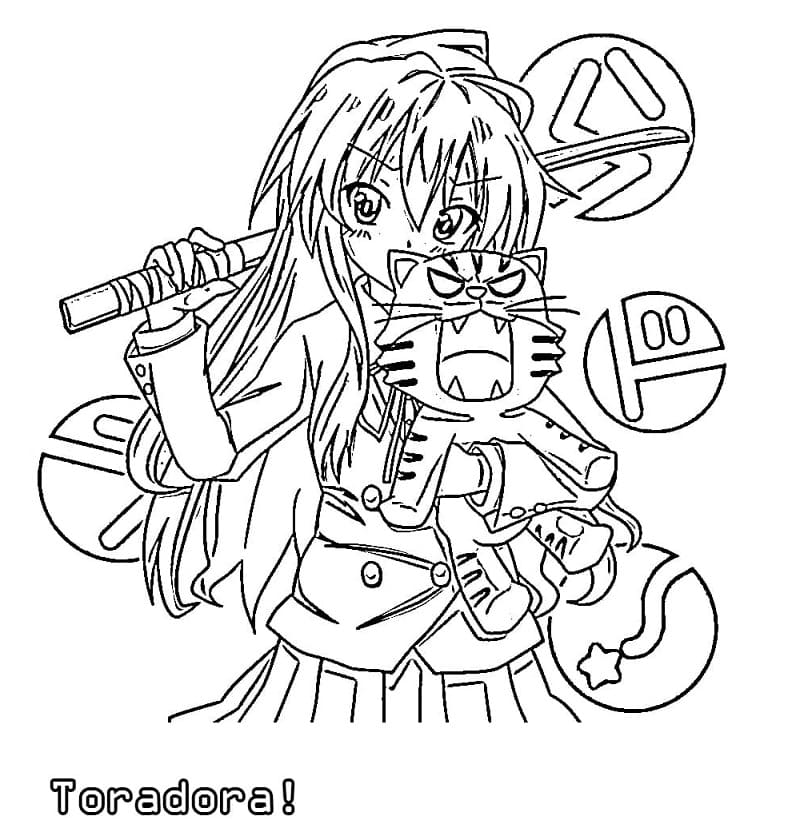 Taiga Aisaka i Toradora do druku