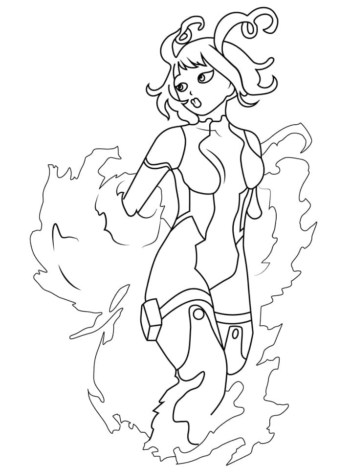 Tajemnicza kobieta z anime