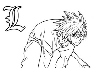 Kolorowanki Death Note