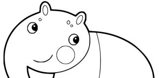 Kolorowanki Tapir