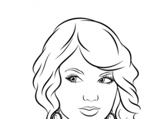 Kolorowanki Taylor Swift