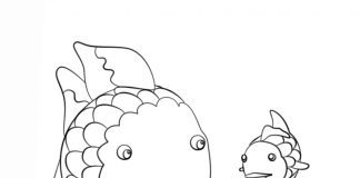 Kolorowanki Tęczowe Rybki