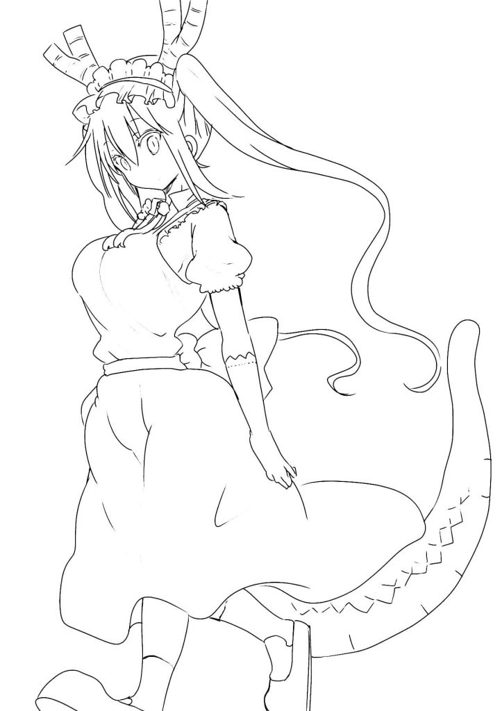 Tohru i jej ogon smoka