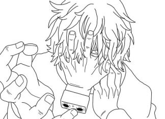 Kolorowanki Tomura Shigaraki Tomura Shigaraki i jego przyjaciele