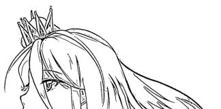 Twarz Shiro w koronie