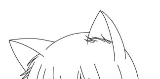 Twarz Tomoe kolorowanka