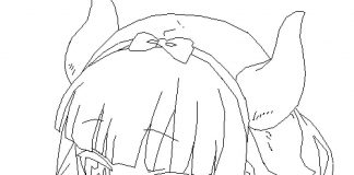 Twarz dziewczyny Kanny Kamui