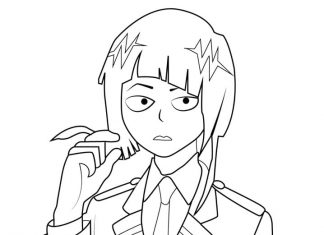 Kolorowanki Kyouka Jirou Uniform - Kyouka Jirou