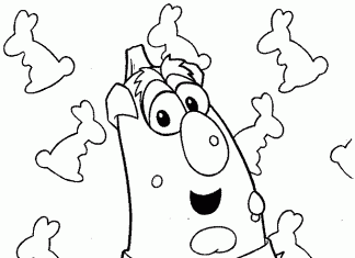 Kolorowanki Veggietales – Bob the Tomato Veggietales