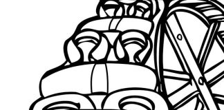 Kolorowanki Rollercoaster