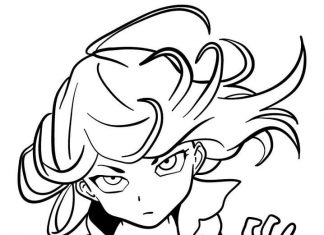 Kolorowanki Tatsumaki Waleczna kobieta Tatsumaki