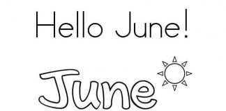 Kolorowanki Czerwiec