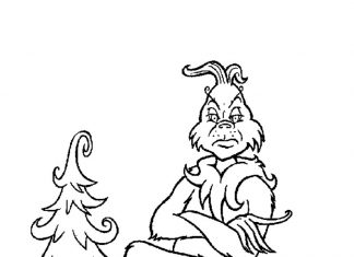 Wkurzony Elf przy choince