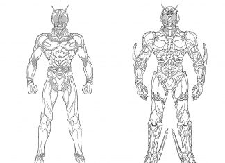 Kolorowanki Kamen Rider Wojownik Kolorowanki Kamen Rider