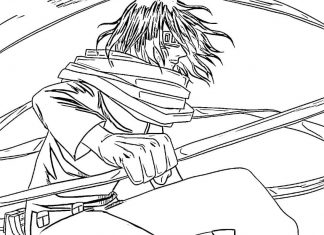 Kolorowanki Shota Aizawa Wojownik Shota Aizawa